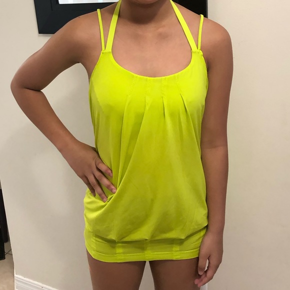 ✨Lululemon No Limits Tank- Yellow Green